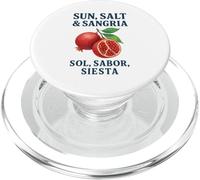 Soleil, sel et Sangria - Sol, Sabor, Siesta PopSockets PopGrip pour MagSafe