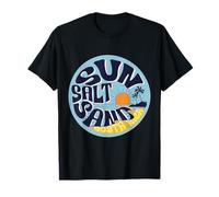 Soleil Sel Sable Costa Rica Coucher de Soleil Palmiers Pura Vida T-Shirt