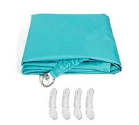 Soleil Shelters Shade Sails auvents Rectangle Soleil Soleil Sail, Bloc UV Bloque étanche à cruche Solaire Cauveau en Tissu pour la Cour de de Patio extérieur, Bleu du lac