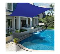Soleil Sund Sun Shade Sail Rectangle 10'X16 ', 98% Block UV Tissu d'ombrage imperméable, auvent de crème Solaire à l'épreuve du Vent pour Le Patio de extérieur, Bleu, différentes