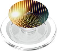 Soleil surréaliste Galactica Cosmos PopSockets PopGrip pour MagSafe