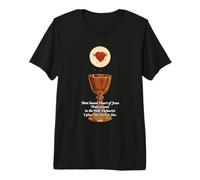 Solennité du Sacré-Cœur de Jésus Calice Art T-Shirt Haut de Gamme