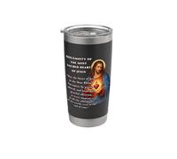 Solennité du Sacré-Cœur de Jésus Prière Gobelet isotherme en acier inoxydable double paroi