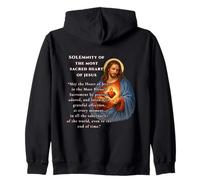 Solennité du Sacré-Cœur de Jésus Prière Sweat à Capuche
