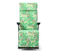 Solenny Chaise Longue Pliable de Jardin réglable rembourrée 76 x 60 x 108 cm 5 Positions avec tête Anatomique