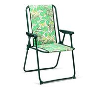 Solenny Chaise Pliante de Jardin avec Dossier Haut rembourré 80 x 60 cm