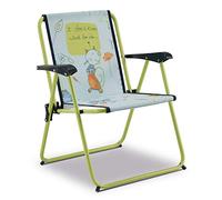 Solenny Chaise Pliante pour Enfant pour Jardin ou Plage rembourrée 42 x 40 x 52 cm et Design Amusant pour Enfant Tissu Lavable et Pieds stabilisateurs pour Plus de sécurité
