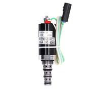 Solenoid Valve for Kobelco SK200-6E SK200-3 | Stainless Steel Hydraulic Pump Control Valve | Direct Fit for SKX5P - 17-208 / KDRDE5K - 20 / 40C07-109A