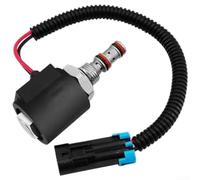 Solénoïde 12 V avec bobine, pour chargeurs Bobcat Direct, pièce de rechange, 6675559 6672471 7304852, compatible avec S70 S130 S150 S160 S175 S185 S205 S220 S850 T111 0 T14. 0 T180 T190 T200 T250 A200