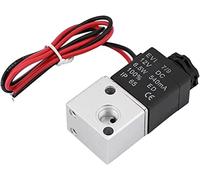 Solénoïde Air Valve 0-0.08MPa DC12V/24V 3Way 2Position 1/8inch Normalement Fermé Pneumatique Utile(24V)