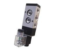 Solénoïde Air Valves Plaque De Montage 4M310-08/10 Port 1/4 3/8 Pouces 220V AC 5 Voies Vanne De Commande Pneumatique Simple Bobine 1 pièces(4M310-08,110V)