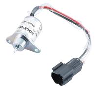 Solénoïde d'arrêt de carburant 119233-77932 Yanmar 1503ES-12S5SUC12S remplace Woodward M810324 pour John Deere 3038E 3036E 3032E 2025R 2032R 2027R 2036R Solénoïde d'arrêt de tracteur 12 VDC