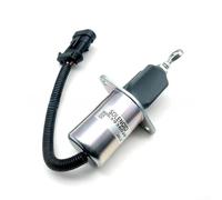 Solénoïde d'arrêt de carburant, 12 V 24 V pour CUMMINS 6CT, vanne d'arrêt | Solénoïde d'arrêt de carburant, 12 V/24 V double tension, construction en fer et plastique, pour moteur Cummins 6CT