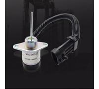 Solénoïde d'arrêt de carburant 1G925-60011 compatible avec les chargeuses compactes S185, 325, 328, 329, 331, 334, 335, 337, 341, 425, 428 et plus encore, facile à installer