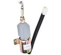 Solénoïde d'arrêt de carburant, accessoires d'excavatrice d'électrovanne d'extinction pour le contrôle de commutateur d'électrovanne de moteur Diesel