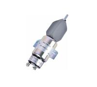 Solénoïde d'arrêt de Carburant Électrovanne d'arrêt de carburant 12 V 1751-12E2U1B1 SA-4984-12 pour moteurs Woodward et Hatz, compatible avec Cummins Solénoïde d'arrêt