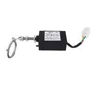 Solénoïde de moteur Disel DC 12 / 24V, solénoïde de coupure de carburant, dispositif d'arrêt de la flamme du moteur, kit de remplacement de soupape d'interrupteur d'arrêt de moteur diesel (12 V)