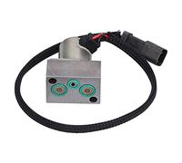 Solénoïde de pompe hydraulique, accessoire d'excavatrice, DC12V pour Komatsu PC300-7 PC200-7 PC220-7 PC200-8 - Shell en acier durable, Remplacement facile pour