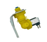 Solénoïde d'entrée de machine à glace améliorée - Joint de tuyau imperméable en ABS et acier - Convient à divers réfrigérateurs - Connecteur de tuyau amélioré anti-fuite - Facile à installer