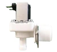 Solénoïde Entrée 3/4" Vertical Normalement Fermé, Machine À Glaçons | Électrovanne D'entrée D'eau Verticale À Filetage Mâle 3/4 ", Normalement Fermée, For Machine À Glaçons AC110V 220V(110V)