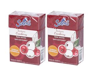 Solens Bonbons Cranberry Sans Sucres Bonbon(S) 2x66 g