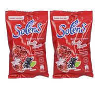 SOLENS Bonbons Saveur Fruits Rouges Sans Sucres Bonbon(S) 2x100 g