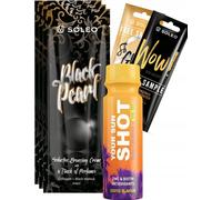 Soleo Black Pearl 3x15ml Bronzage Fort + Freebies