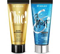 Soleo Chic Accélérateur de bronzage doré + Baume hydratant après-soleil 150ml