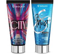 Soleo City 2in1 Accélérateur de Bronzage + Baume Hydratant Après Soleil 150ml