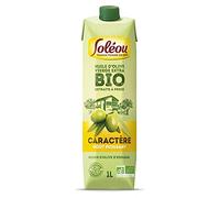 SOLEOU - Huile D'Olive Vierge Extra Bio 1L - Lot De 3 - Vendu Par Lot