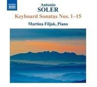 Soler: Piano Sonatas Nos. 1-15 by Martina Filjak (2011-08-30)