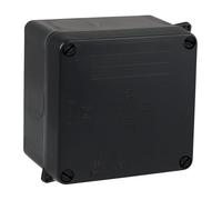 Solera 110×100×60 mm IP65 Boîte de dérivation extérieure étanche IK08 sans cônes • 815N • Noir • 1 unité