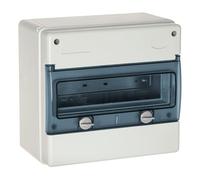 Solera 270 × 250 × 160 mm IP65 Unité d'étain 12 modules IK08 avec points de centrage • 1312 • Gris • 1 unité