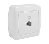 SOLERA 42991 Prise DE TELEPHONE RJ45 Cat 5E 74X72X28MM.S. Mural, 50 W, Neutre