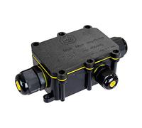 SOLERA 43015 Boîte de jonction extérieure étanche avec 3 presse-étoupes pour extérieur, IP68, blanc