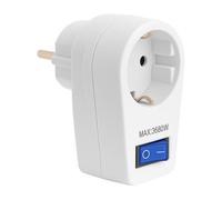Solera 860IL Adaptateur Schuko avec interrupteur lumineux 2P+T, 16 A, 250 V~, 1 prise • 1 pièce