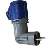 Solera 904011 Adaptateur inudustrial P T 16A/230 V IP 44 connexion domestique Schucko. (6h) Base industrielle.