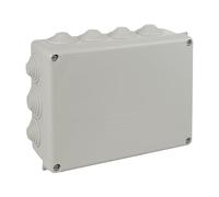 Solera® Boîte de dérivation extérieure étanche IK09 220 × 170 × 80 mm IP55 avec cônes • 686 • Gris • 1 unité