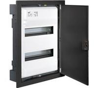 Solera - Coffret modulaire encastré métal anthracite 2 rangées G