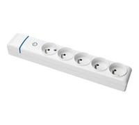 Solera - Multiprise Blanche interrupteur lumineux 5 prises 2P+T 16A Blanche