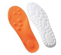 Solette Massaggio Uomo Donna- 80 G Soletta Massaggiante Per Piedi | Plantari Assorbimento Urto | Plantari Con Massaggio Antiscivolo Per Donna Uomo Sport Corsa Camminata Escursionismo Attività Lavoro