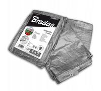 Solfast Bâche Renforcée 4 X 5 M - Argent 120 G/M² - Imperméable - Protection Durable Et Pratique