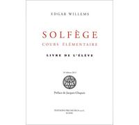 Solfège, cours élémentaire : Livre de l'élève