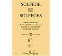SOLFEGE DES SOLFEGES VOL 6A SOL - 2 VOIX G