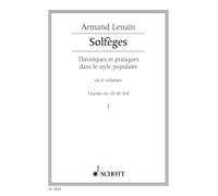Solfège Volume 1 Clé de sol (solfége théorique et pratique dans le style populaire)--- Voix et Piano