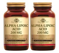 Solgar Acide Alpha-Lipoïque - Antioxydant Detox 50 gélules végétales Capsule(S) 2x50 pc(s)