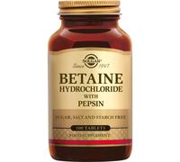 Solgar Betaine Hydrochloride With Pepsin 100 Comprimés
