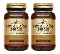 Solgar Bromélaïne - Extrait d’ananas 300 mg avec 1000 GDU enzymatiques Capsule(S) 2x60 pc(s)