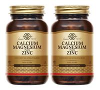 SOLGAR Calcium Magnésium Zinc - Santé des Os Comprimé(S) 2x100 pc(s)