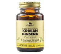 Solgar Capsules Végétales Ginseng Coréen 50 Pack Végétalien Sans Gluten